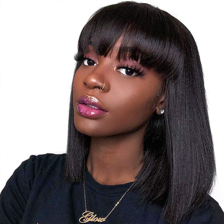 Hair Full Machine Human Hair Wigs For Black Women Hair Full Machine Human Hair Wigs For Black Women
